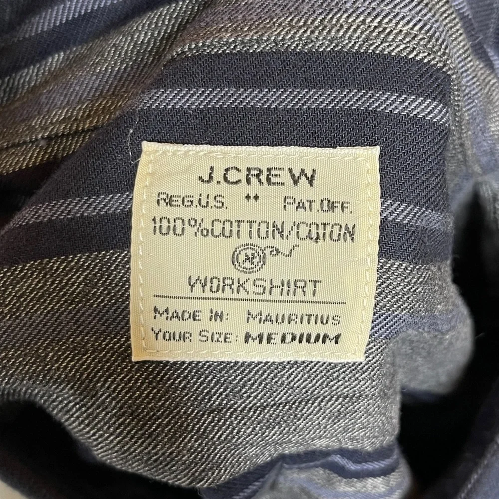 J. Crew Workshirt Blue